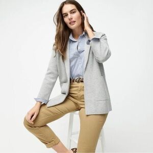 J. Crew 365 Sweater Blazer Small Gray